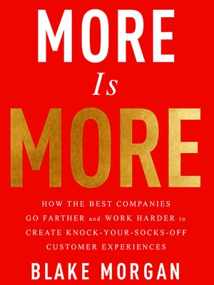 cover image of More is More